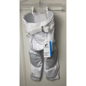 CHAMPRO White Padded Safety Integrated Football Practice Pant Size Youth Small